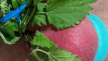 Cum with Nettles Inside Dick