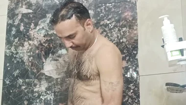 Indian Desi Man Sex and Show Shower Shoe and Masterbation