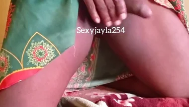 Sexyjayla254 Stroking Her Big Cock in a Skirt