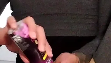 Transgender Alex Fucks Her Dildo