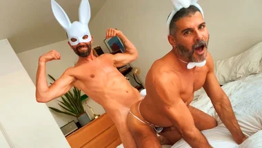 Easter Bunny Fuck with an Italian Hunk