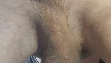 An Experienced Sexy Guy Fucked His Stretched Rose with a Bottle so Hard That Sperm Flowed Out