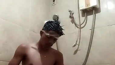 Another Shower Jerking off with Cumshot