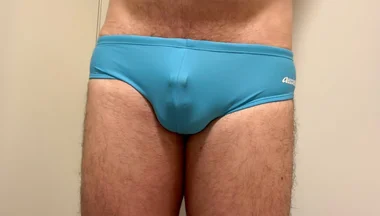 First Time Trying on Flat Chastity