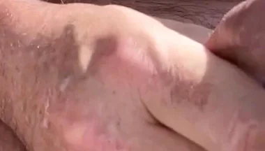 Hunk Stepdaddy Bear Naked Sunbathing in the Venranda 2