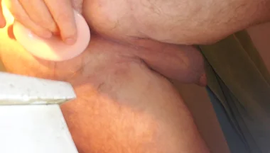 Huge 11 Inch King Cock Dildo in My Ass