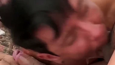 Sub Couple Worships My Cock: Deepthroat Pt1