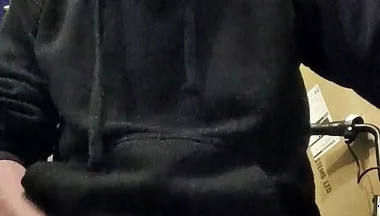 Wanking My Big Hard Dick and Smoking While Edging