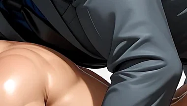 Strict Coach Stepdaddy Gets Rimmed and Ball Worshipped by Silver Fox. Intense Yaoi Domination