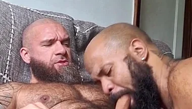 Bearded Stepfather - Meeting with the Russian Part 2. Kisses, Breastfeeding and Armpits.