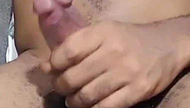 Horny Straight Guy Masturbates Massive Erection Until He Shoots Everywhere