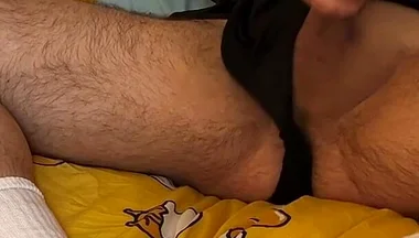 Lextalon Solo on the Bed - I Masturbate Watching Porn Until I Cum