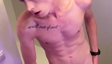 Craig Kennedy Jerks His Huge Thick Dick - Intense Solo Masturbation Session