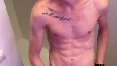 Craig Kennedy Jerks His Huge Thick Dick - Intense Solo Masturbation Session
