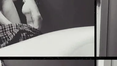 Young Virgin with Huge Cock Touches Herself for the First Time