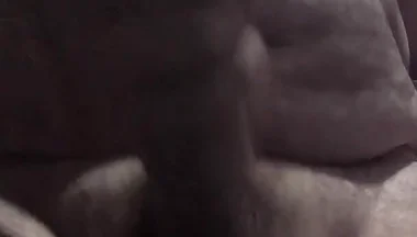 Handsome Mature Chubby with Big Fat Cock Masturbating Until I Cum a Lot in the Foreground for You Comments