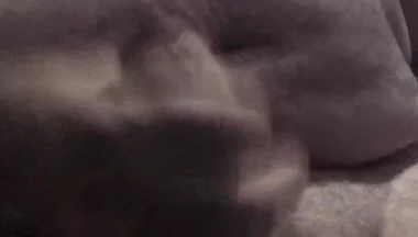 Handsome Mature Chubby with Big Fat Cock Masturbating Until I Cum a Lot in the Foreground for You Comments