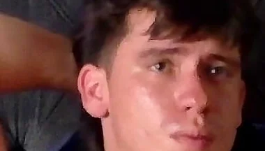 Latin Man Is Naked on His Bed and Shows His Ass