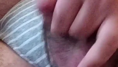 Grey Thong Jerking Time
