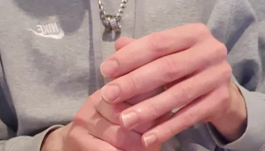 Skinny Lad Pulls Back Skin to Show Bellend