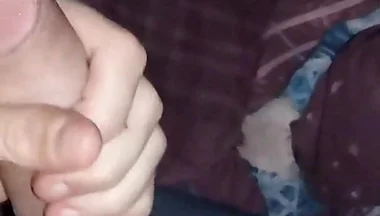 A Strong Erection at Night and a Little Masturbation!