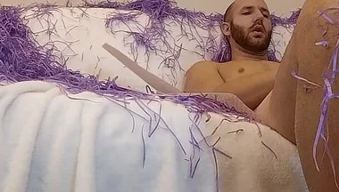 Inflatable Anal Sex Toy on Sofa