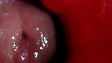 A Big Beautiful Cock Flows Abundantly Inside a Wet Slippery Hole and Smacks!
