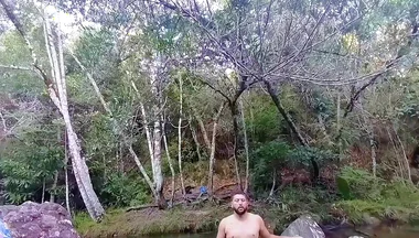 I Went to the Waterfall and Showed off Before Someone Came and Caught Me.