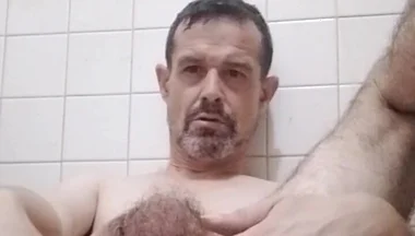 Cute Young Stepdaddy Fingering His Hairy Hole Until Prolapse