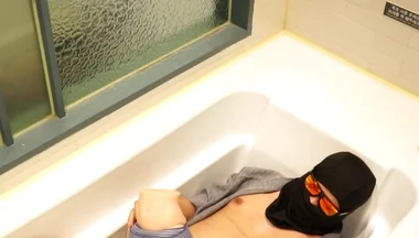 Fuck Toy in Hotel Bathtub
