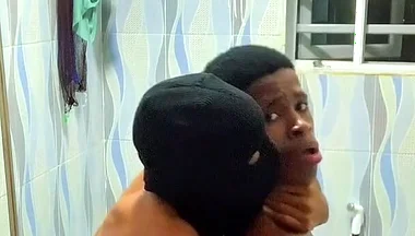 Young Boy Got Fucked in..bathroom, Livingroom and Kitchen