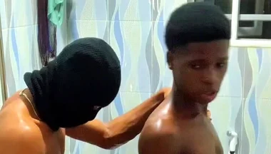Young Boy Got Fucked in..bathroom, Livingroom and Kitchen