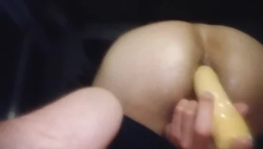 Anal Masturbation with Dildo