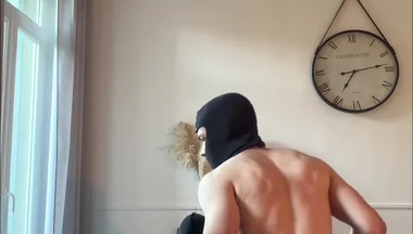 An Xxl Wild Man and His Submissive Bottom in Sexy Outfit
