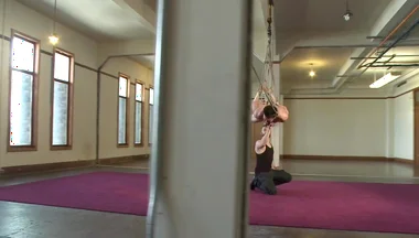 Hot Bi Hunk's First Time Being Bound and Edged