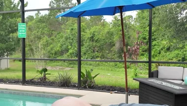 Taking Care of Allen by the Pool