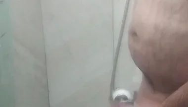 Stepdaddy in the Office Bathroom