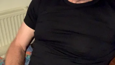 Jerking--off Before Bed at the Table. Nice Ogasm