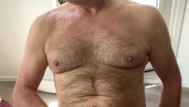 Fully Naked, Cum in Mouth, Verbal Jerking-off at Home with Balcony Door Open