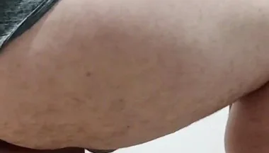 Ugly Femboy Showing Her Ass Swinging