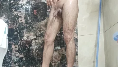 Indian Desi Police Officer Get Sucked and Shower with Neighbour and Army Officer