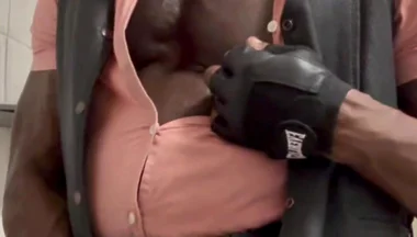 Tight Jeans Leather Waistcoat Smoke Jerk Session