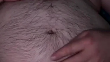 Worship Hairy Big Belly and Sniffing Yellow Piss-stained Undies