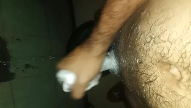Man in the Shower Licks His Shoulder and Suddenly Feels Like Masturbating