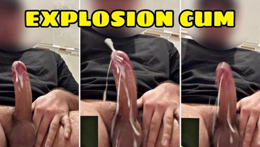 Sexy Gay Video Call Ends with an Explosive Slurp of Dripping Cum