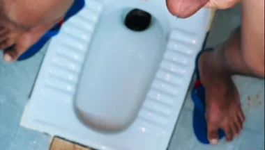 Desi Village Boy Cum Desi Bathroom