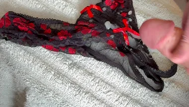 Cum on Wife’s Panties 11