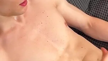 Olek Pissing and Jerking off