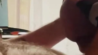 Daddy Bear Gloves Domination & Throat Fuck