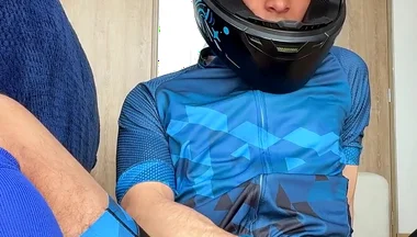 Suit Bike and Cum